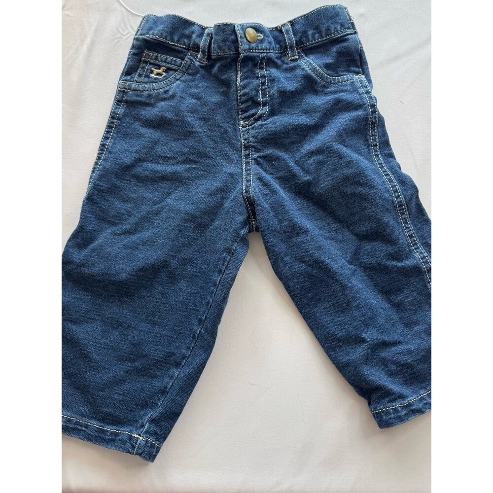 Faded Glory Denim Jeans, Baby Girl, (6-9 Months) Elastic Waist, Pants/Clothing